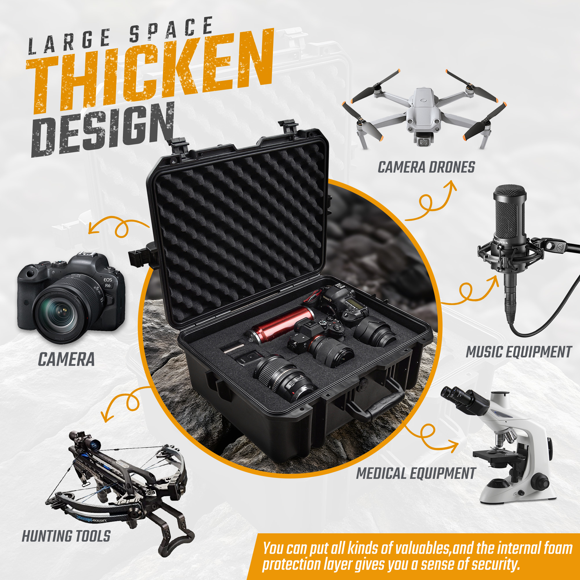 Portable Weather Waterproof Camera Case