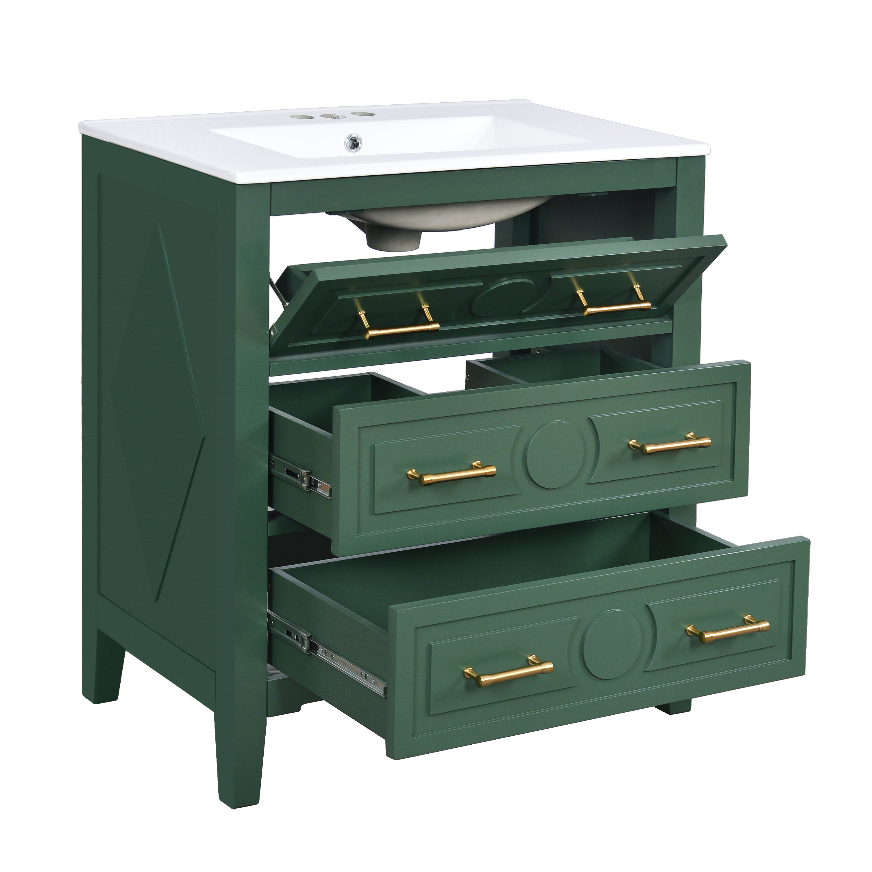 30 Bathroom Vanity With Ceramic Sink