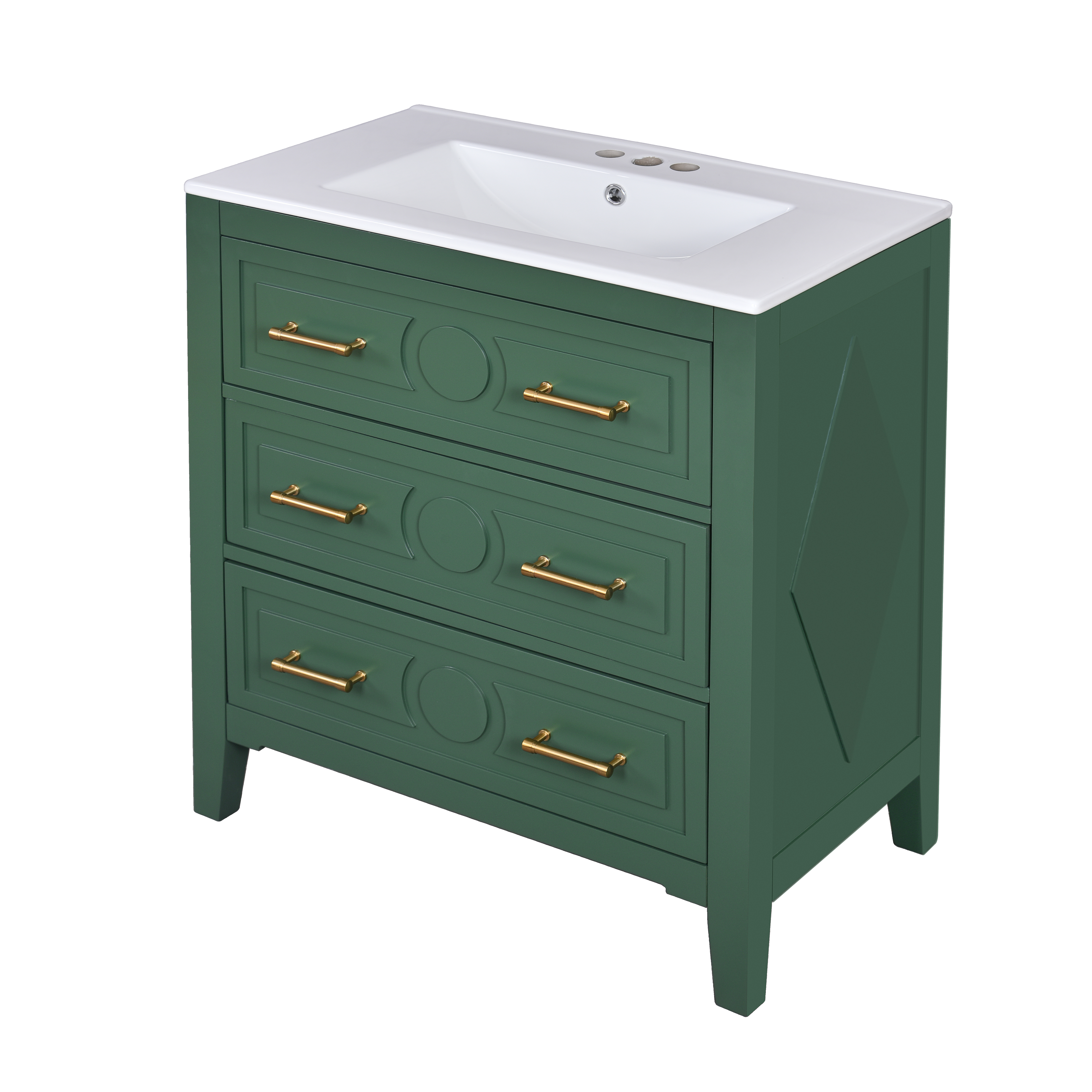 30 Bathroom Vanity With Ceramic Sink