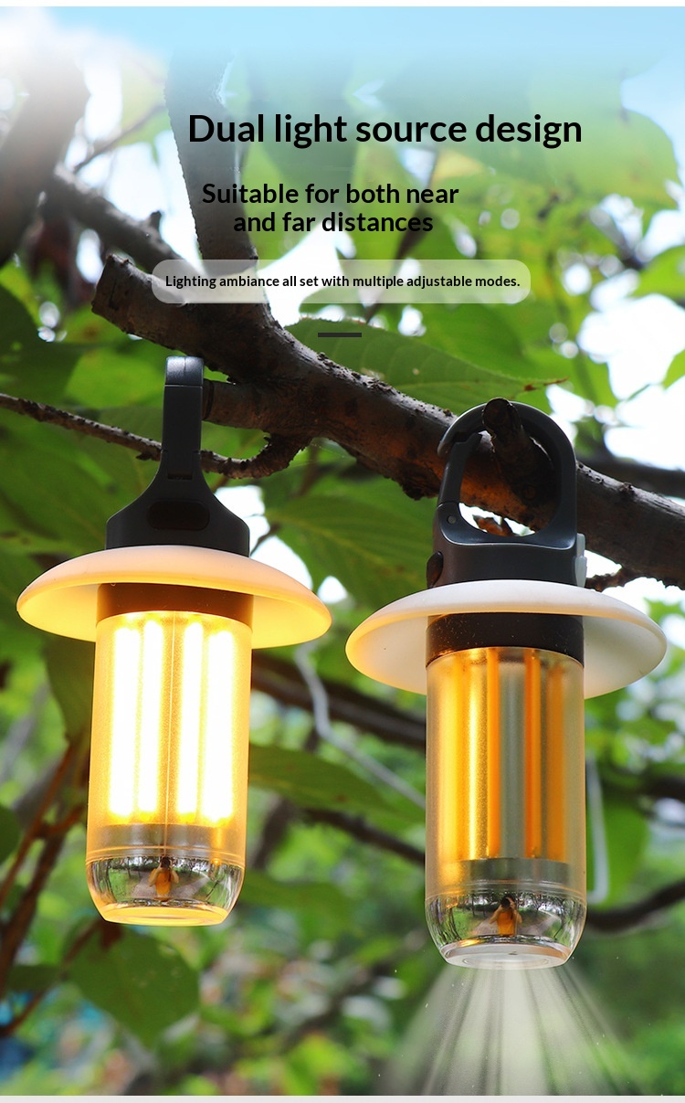 Dual-Source Camping Light