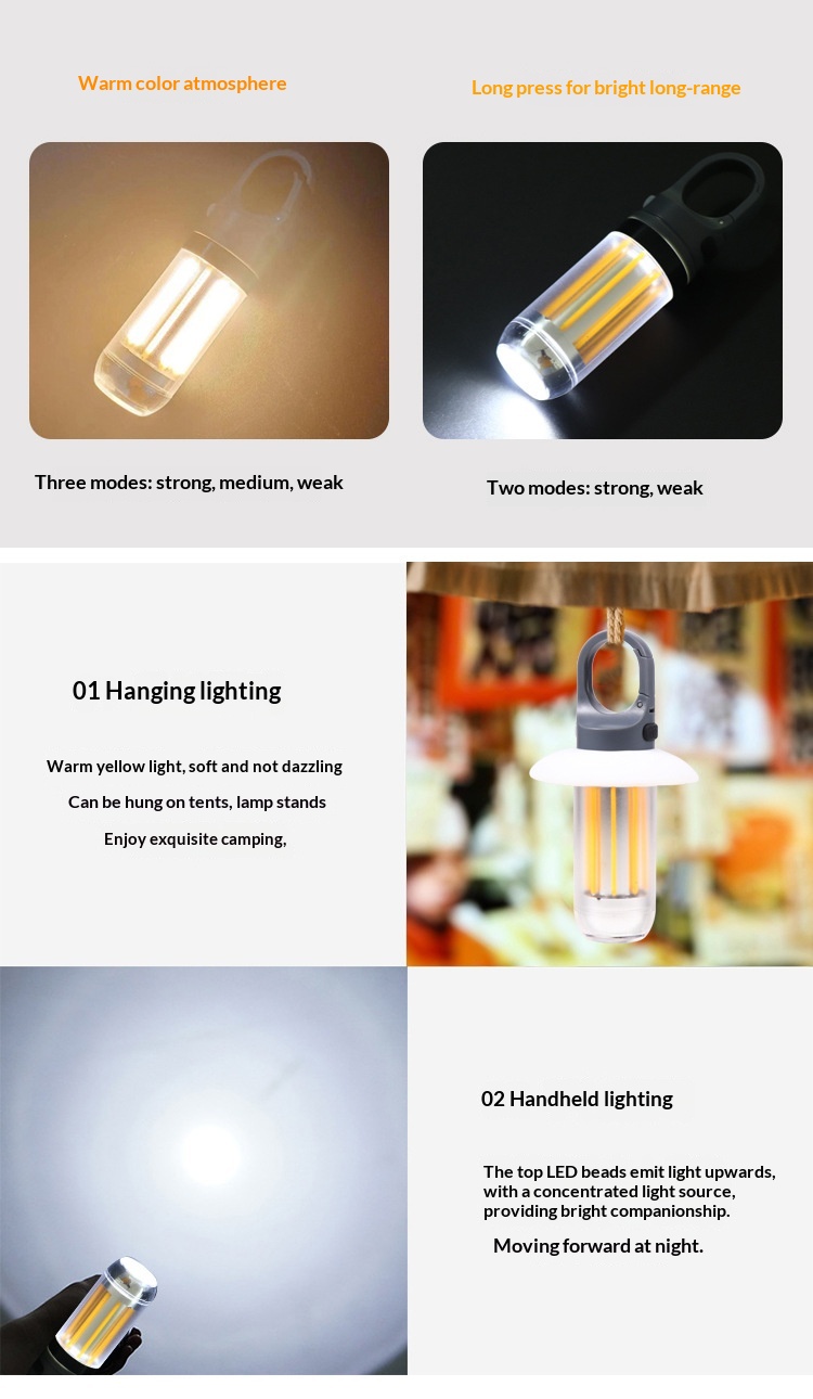 Dual-Source Camping Light