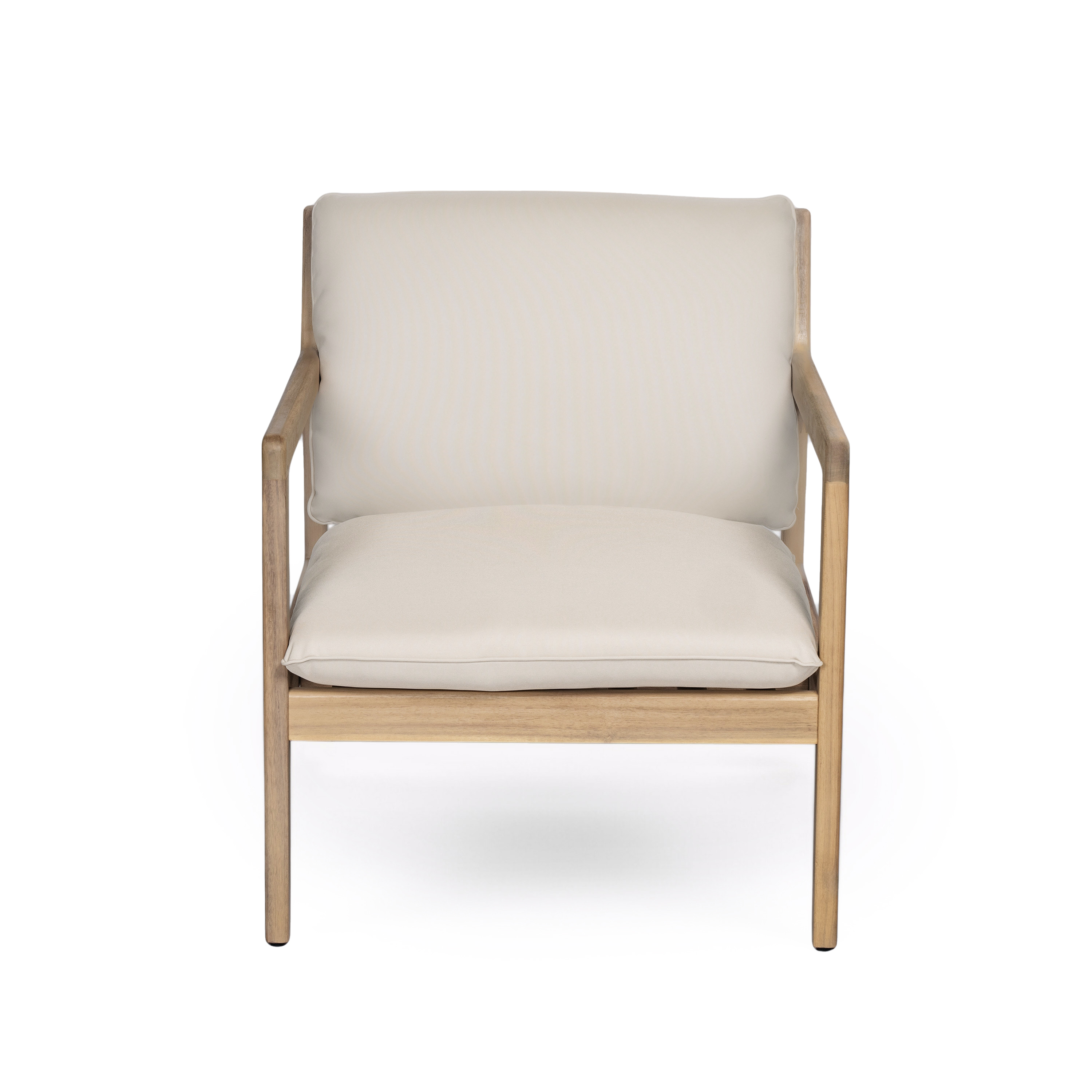 Acacia Wood Armchair Patio Set