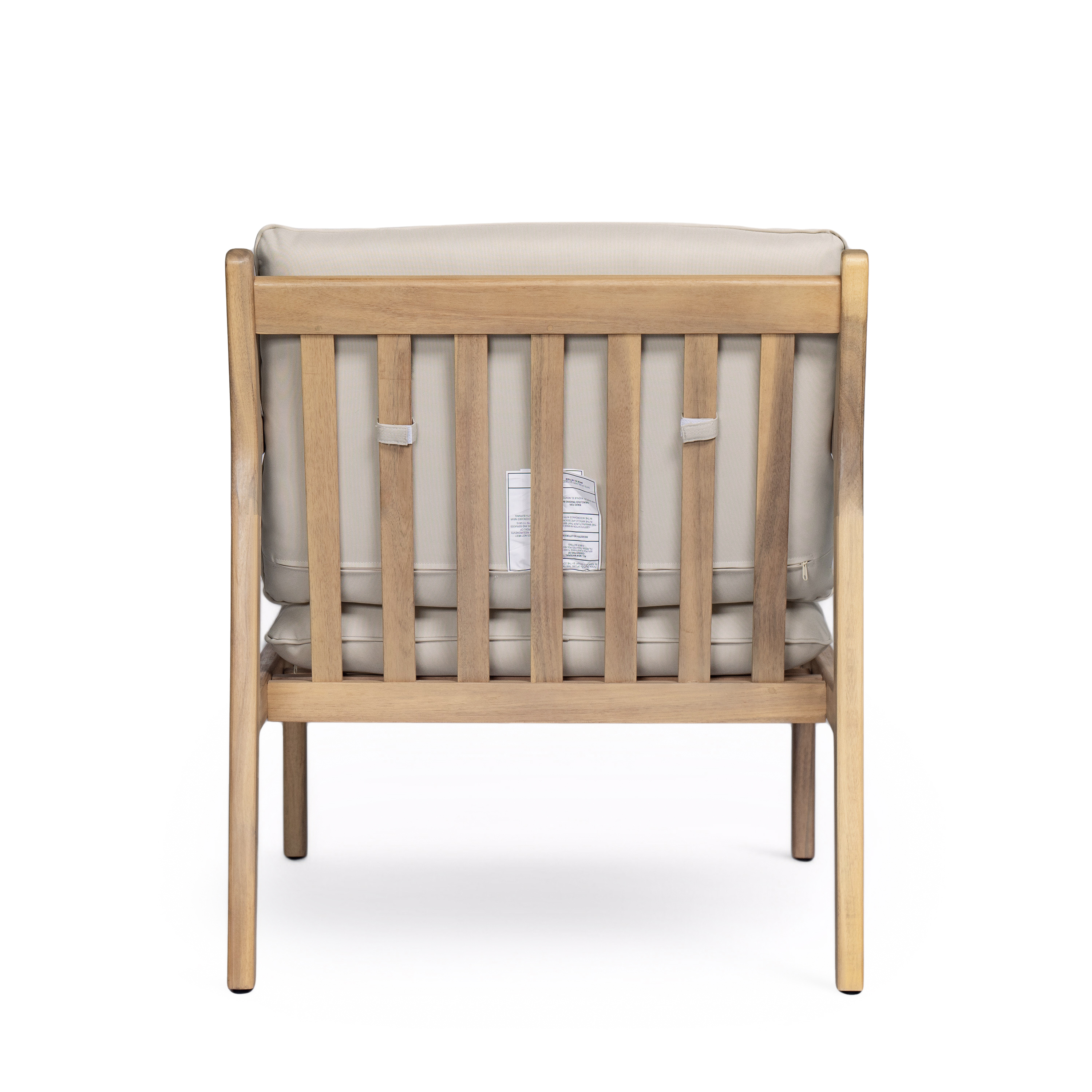 Acacia Wood Armchair Patio Set