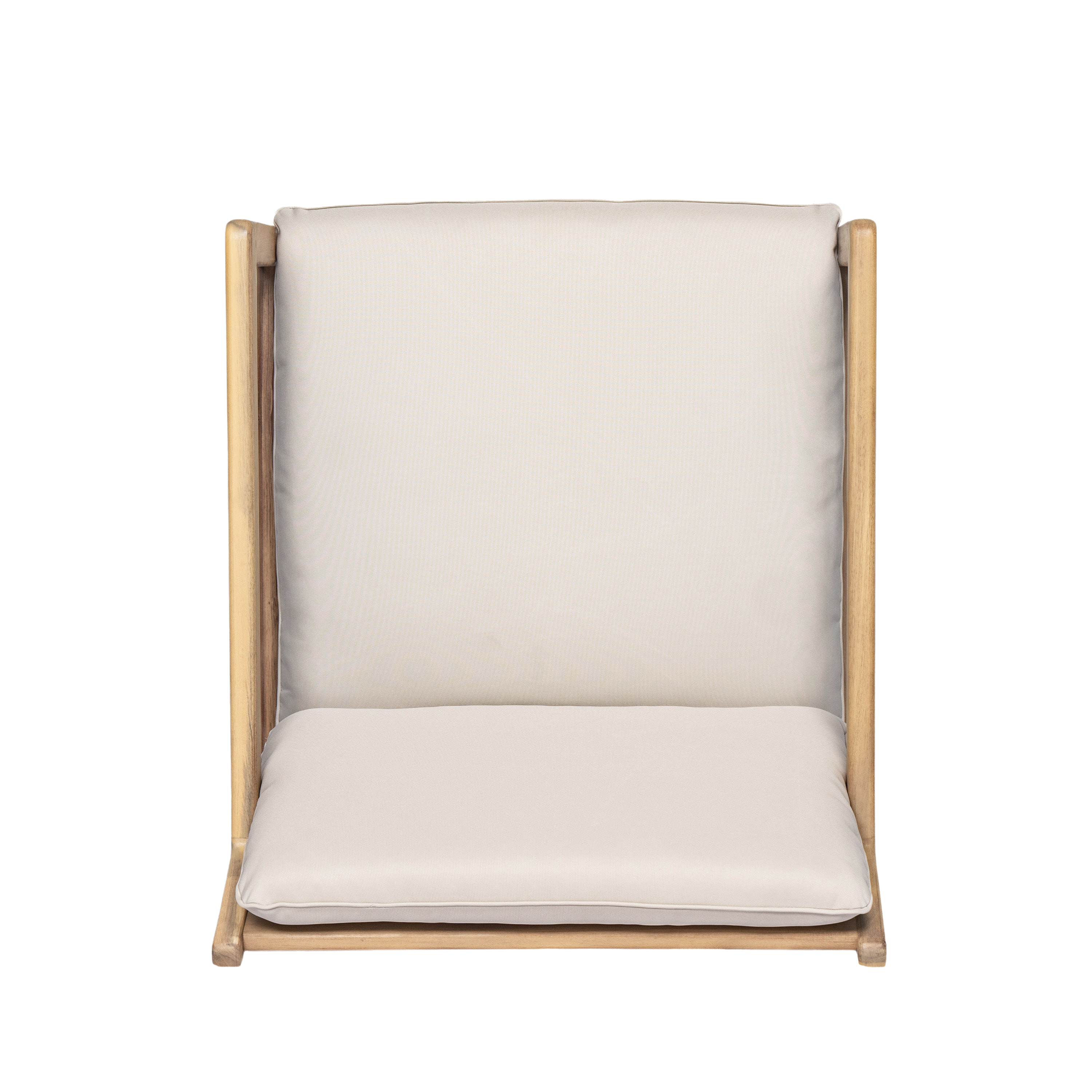 Acacia Wood Armchair Patio Set