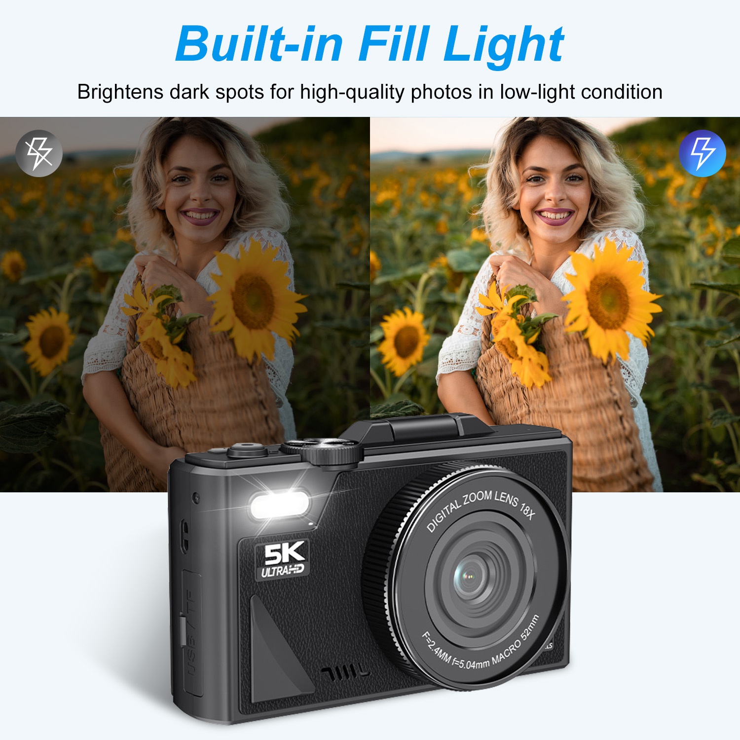 Digital Camera 5K WiFi