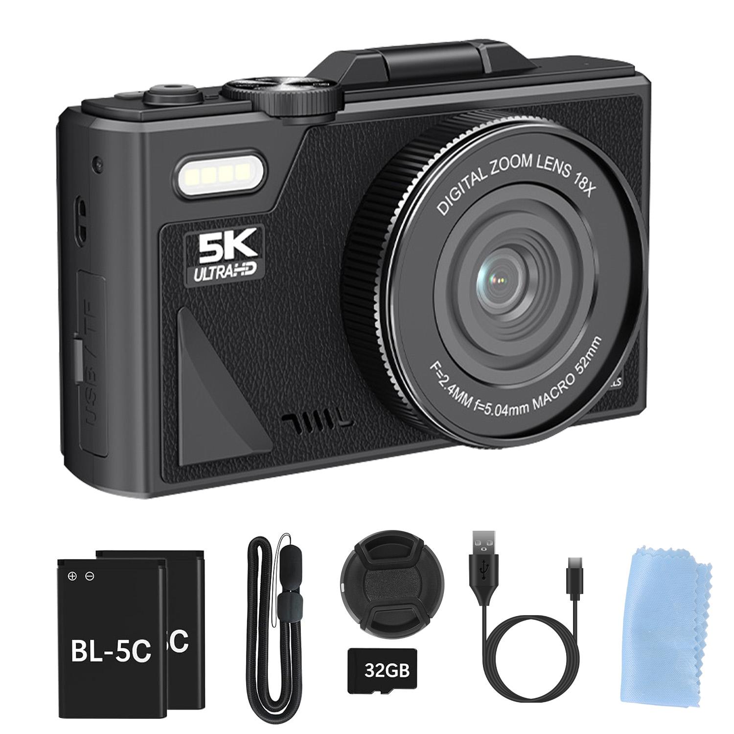 Digital Camera 5K WiFi