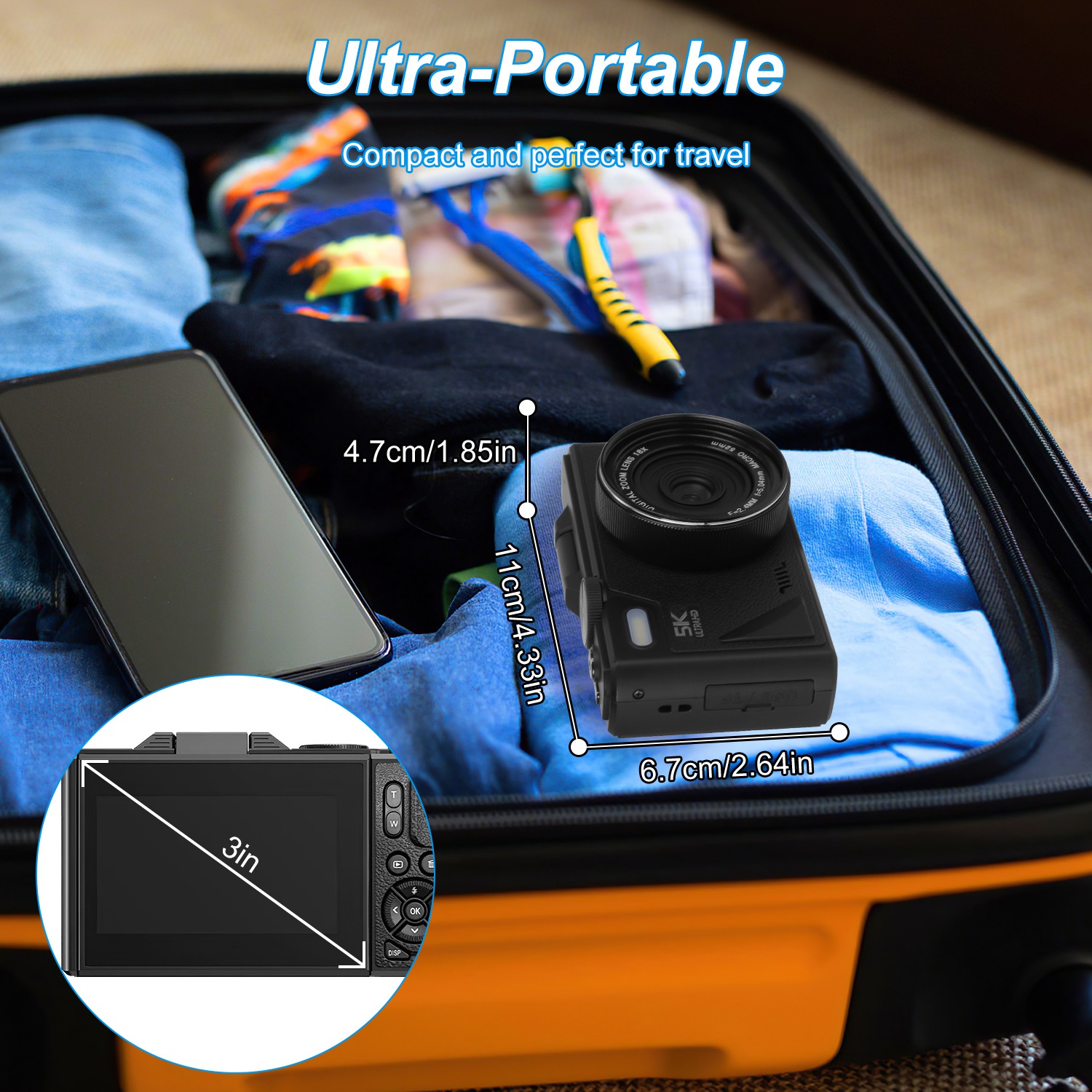 Digital Camera 5K WiFi