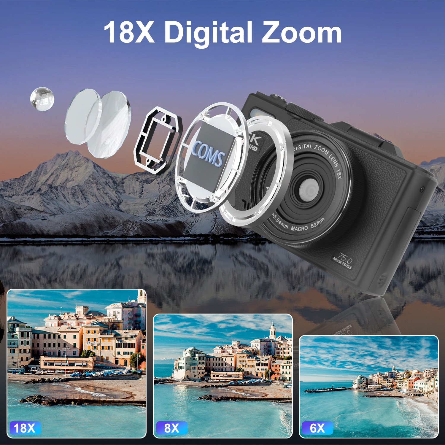 Digital Camera 5K WiFi
