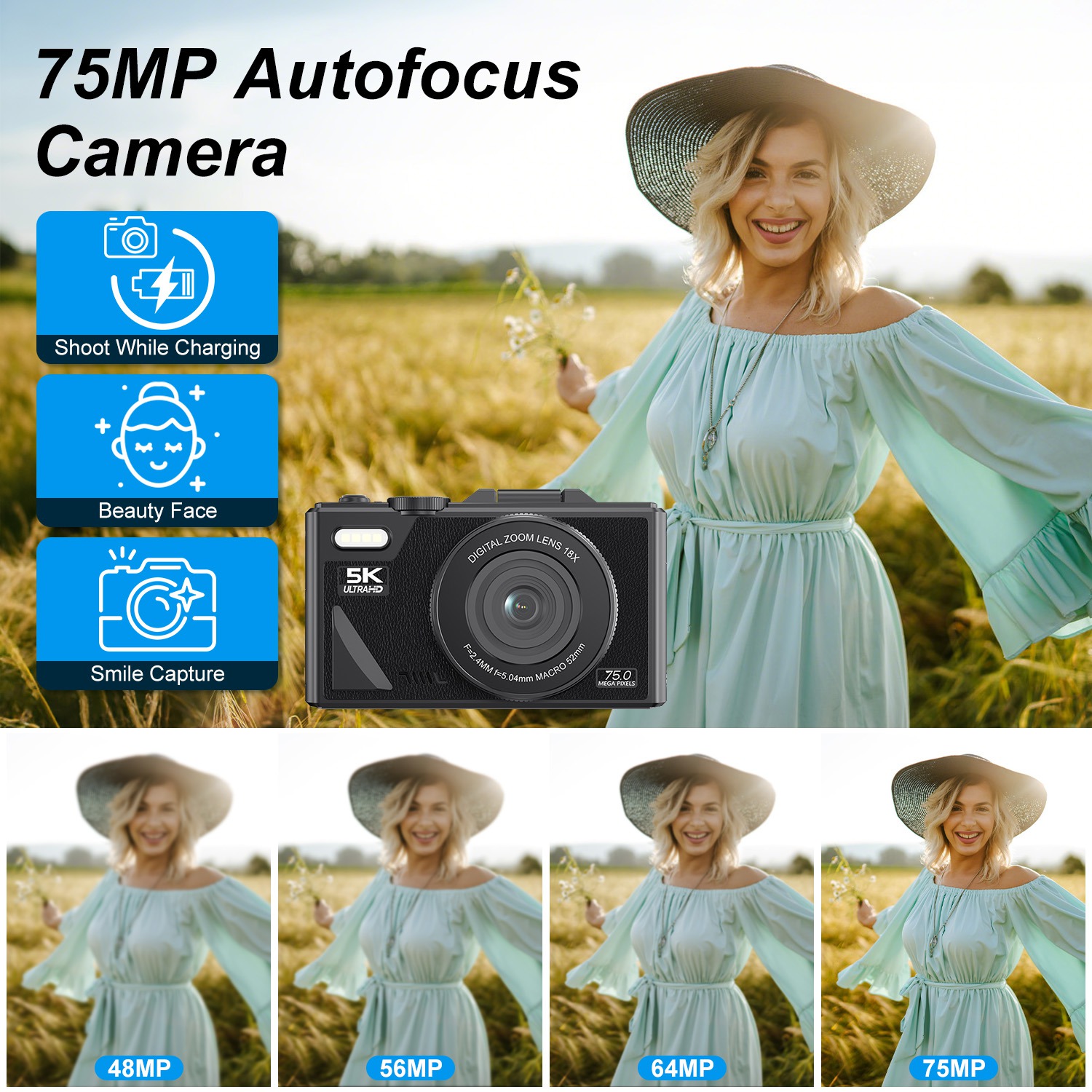 Digital Camera 5K WiFi