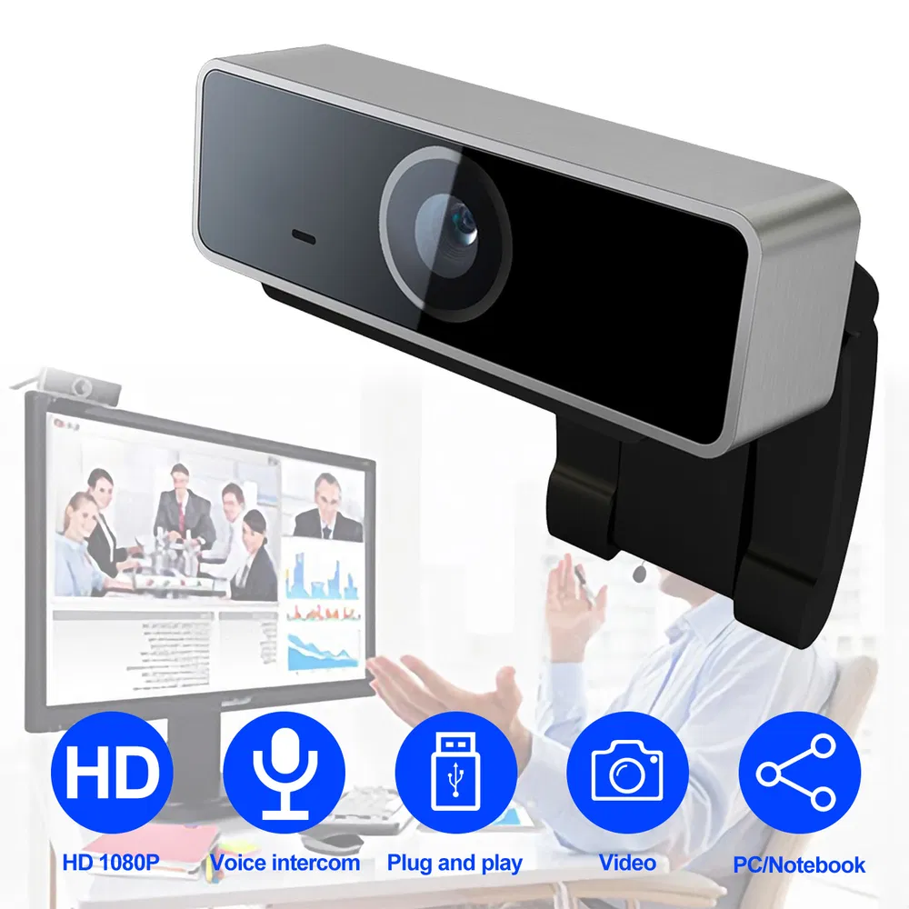FHD 1080P Webcam with Auto Focus and Microphone