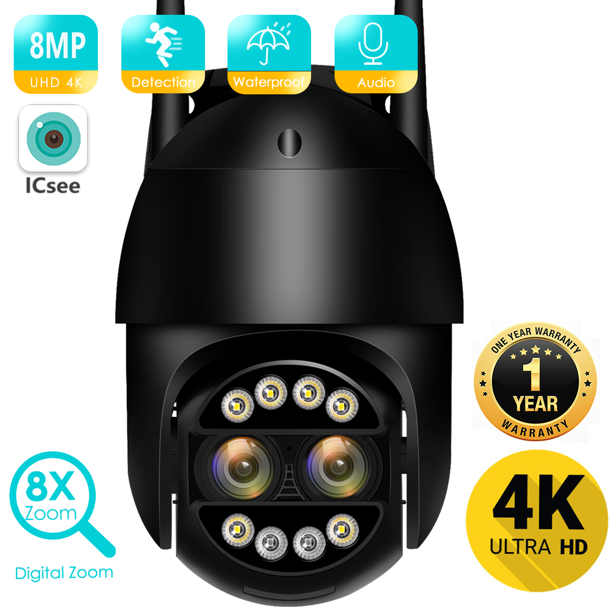 Wifi Camera 4K Outdoor