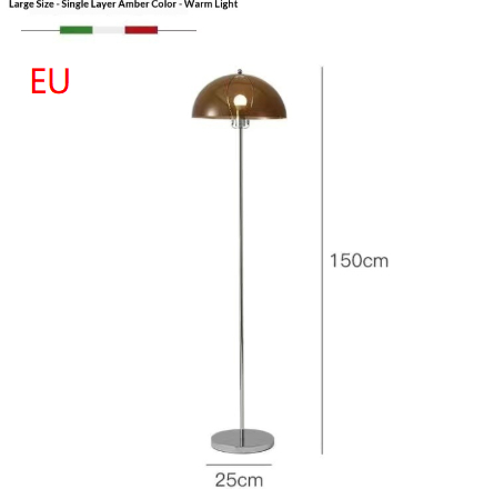 Influencer style Bauhaus inspired Mushroom Floor Lamp