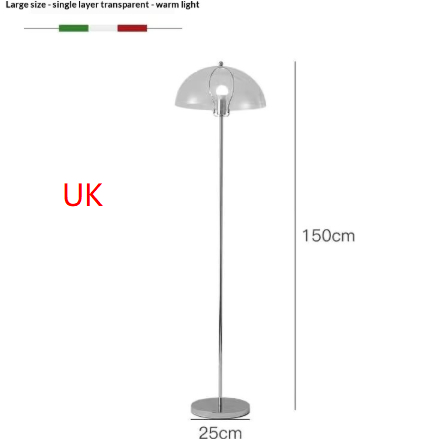 Influencer style Bauhaus inspired Mushroom Floor Lamp