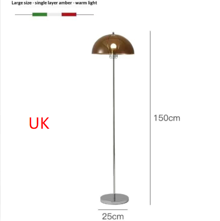 Influencer style Bauhaus inspired Mushroom Floor Lamp