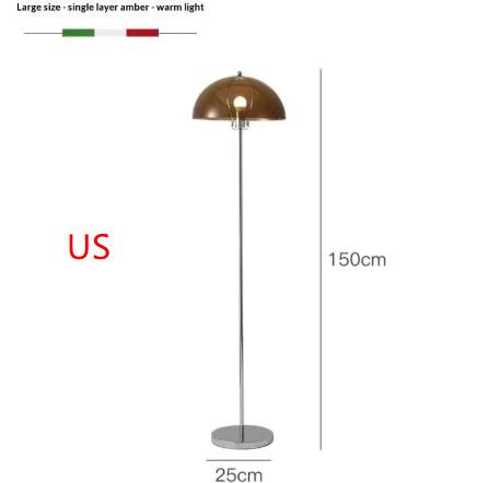 Influencer style Bauhaus inspired Mushroom Floor Lamp