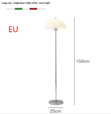 Influencer style Bauhaus inspired Mushroom Floor Lamp