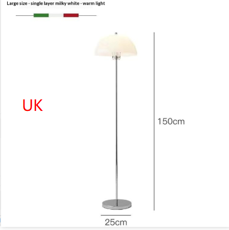 Influencer style Bauhaus inspired Mushroom Floor Lamp