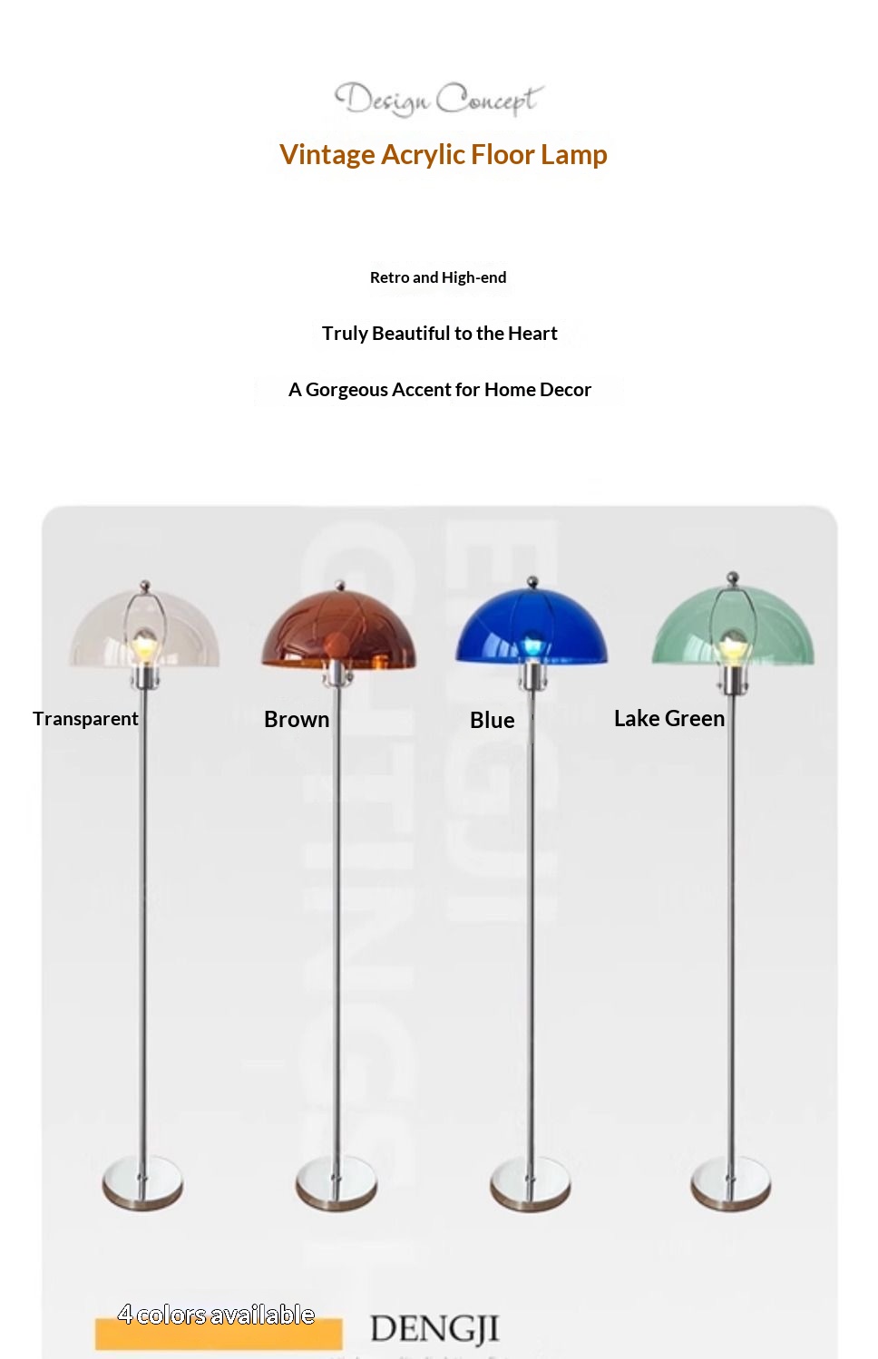 Influencer style Bauhaus inspired Mushroom Floor Lamp