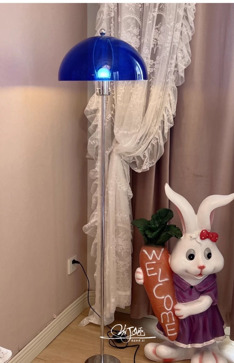 Influencer style Bauhaus inspired Mushroom Floor Lamp