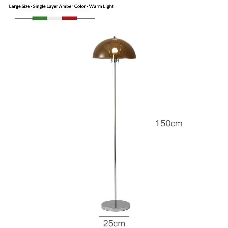Influencer style Bauhaus inspired Mushroom Floor Lamp