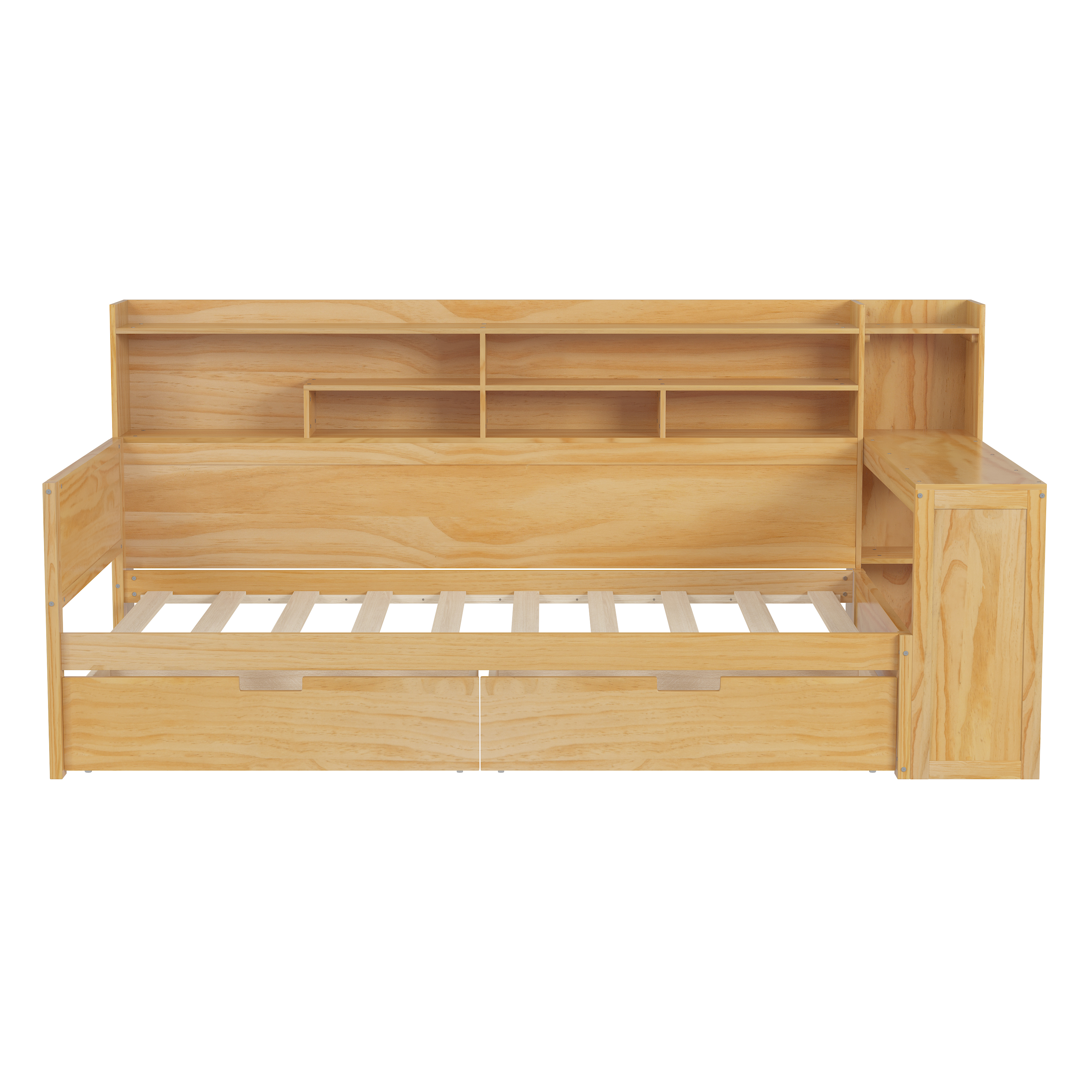 Wooden Twin Size Daybed Storage