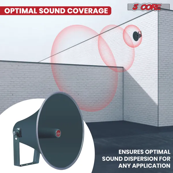 PA Horn Speaker, 600W Weatherproof