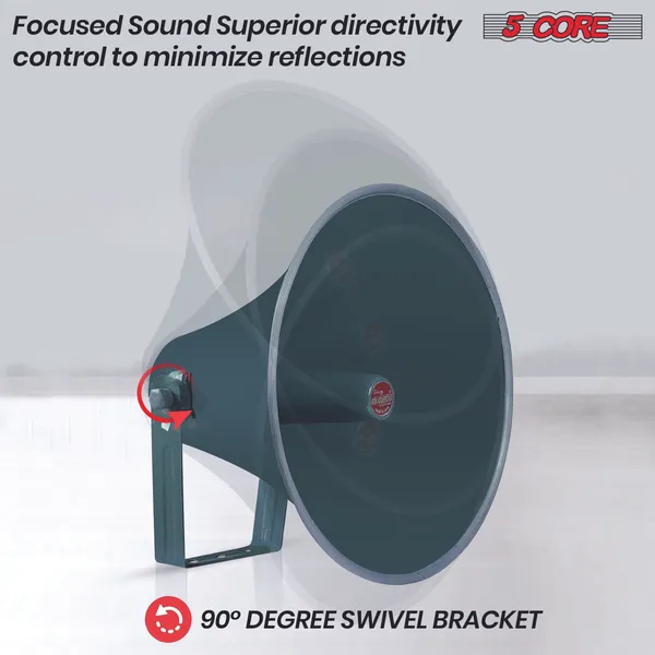PA Horn Speaker, 600W Weatherproof