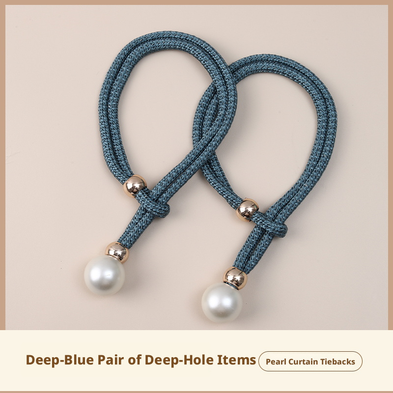 Curtain Strap Blue 2-Strip
