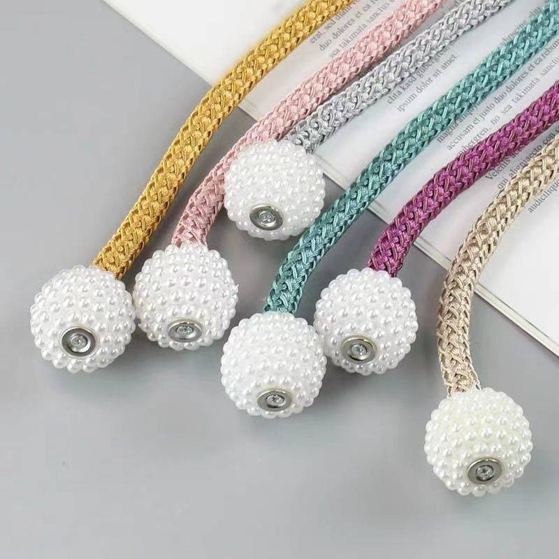 Curtain Strap Pearl Blue
