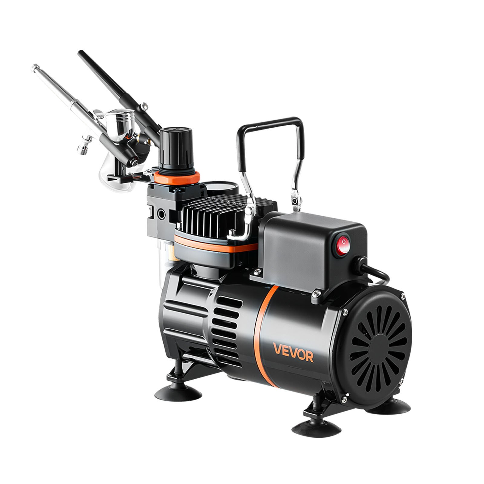 Airbrush Kit with Air Compressor and 3 Tips