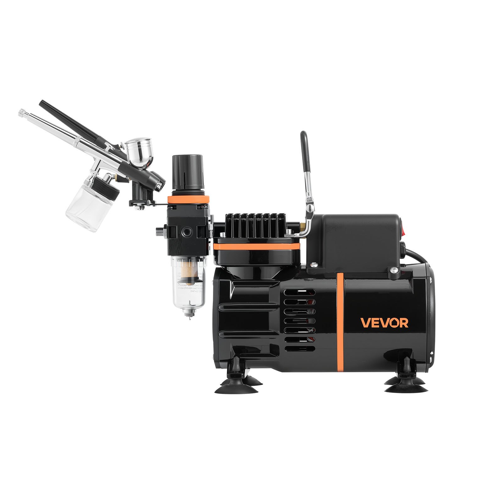 Airbrush Kit with Air Compressor and 3 Tips