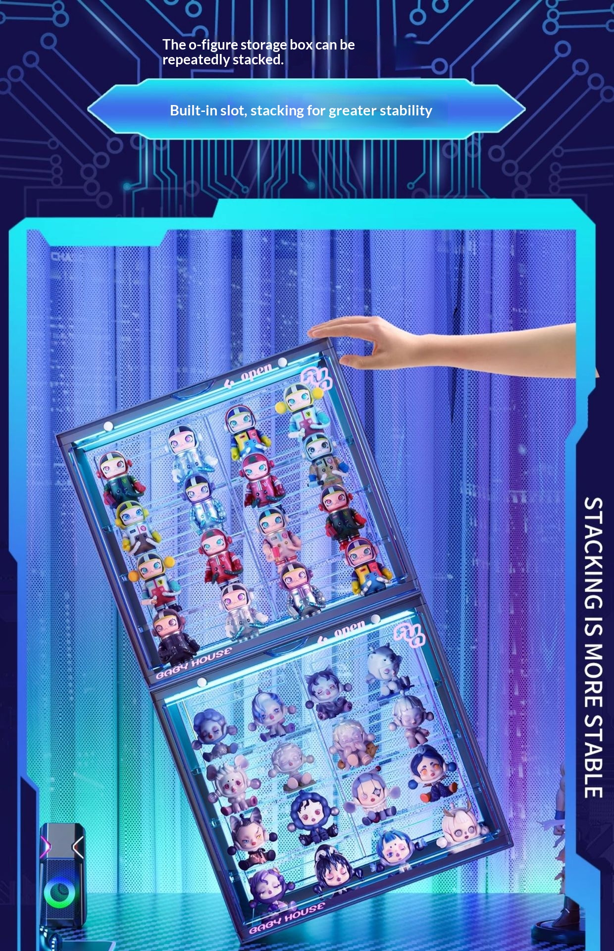 Acrylic Storage Display Rack