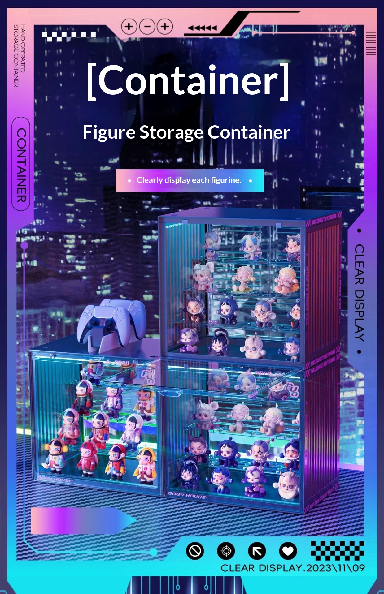 Acrylic Storage Display Rack