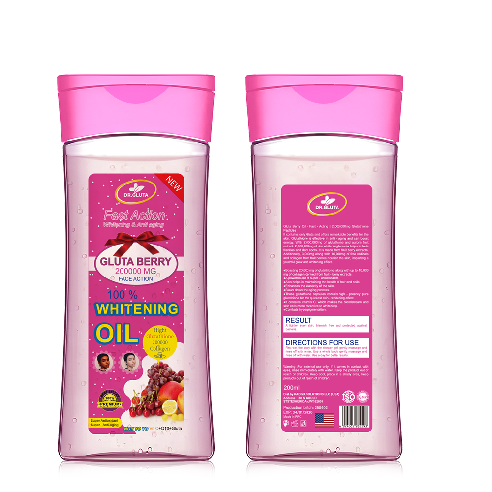 Glutathione Whitening Oil, 200ml, Body Oil