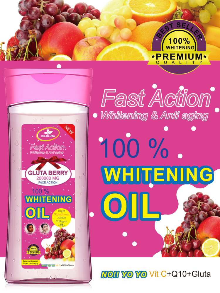 Glutathione Whitening Oil, 200ml, Body Oil