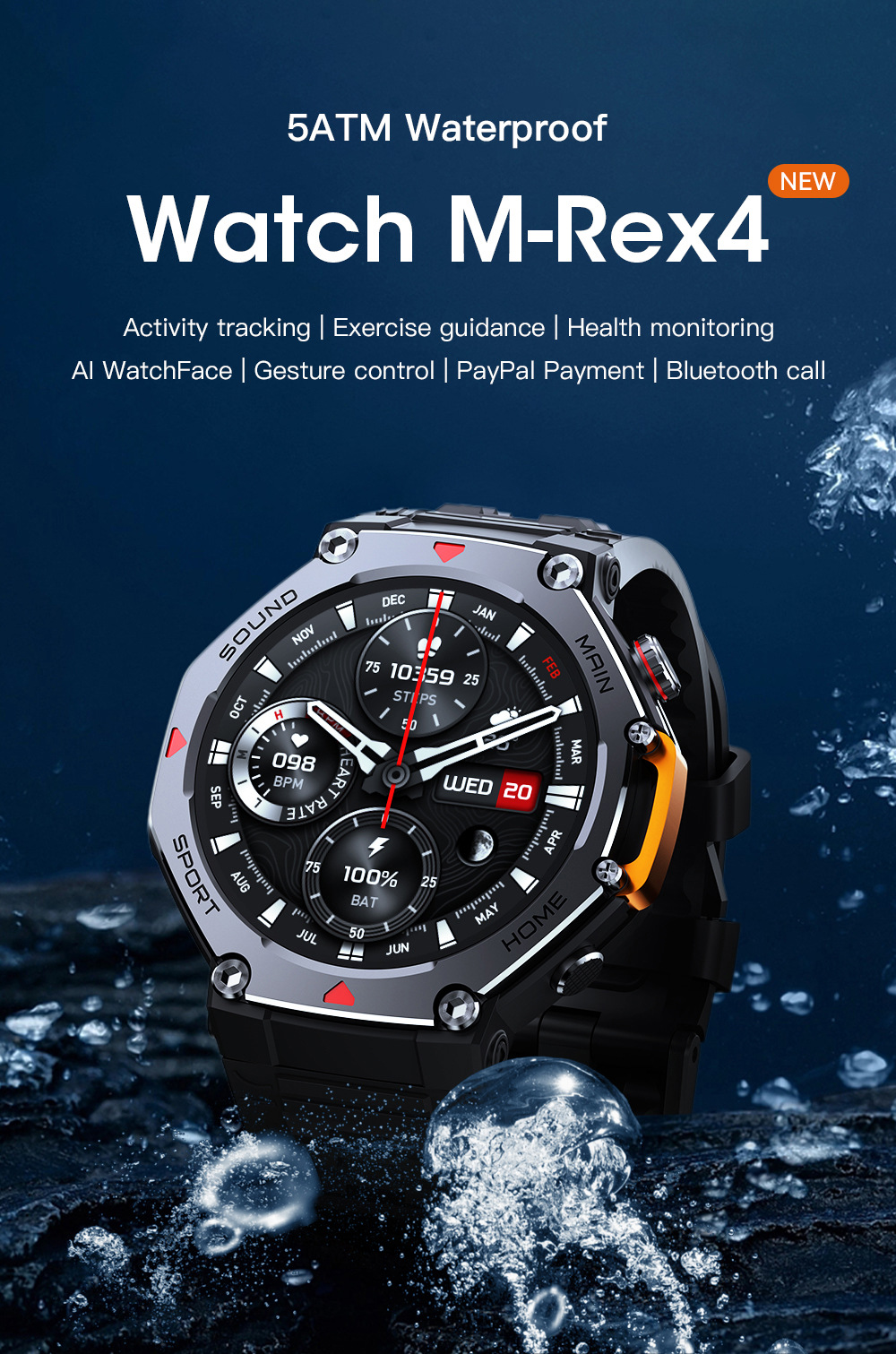 Water-Resistant Smartwatch