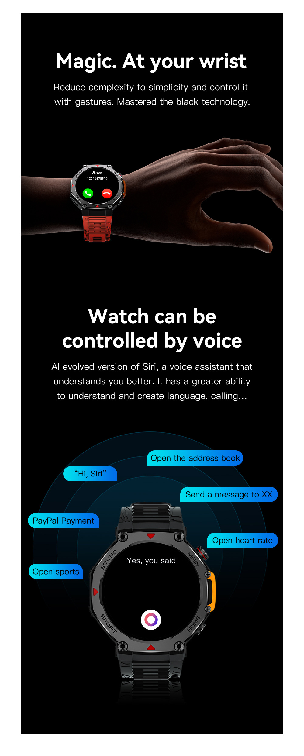 Water-Resistant Smartwatch