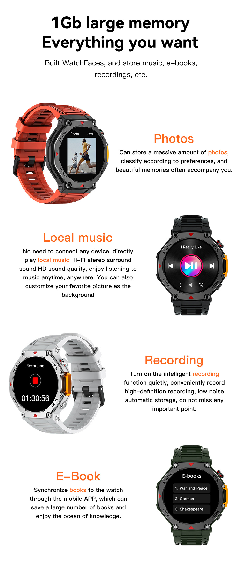 Water-Resistant Smartwatch