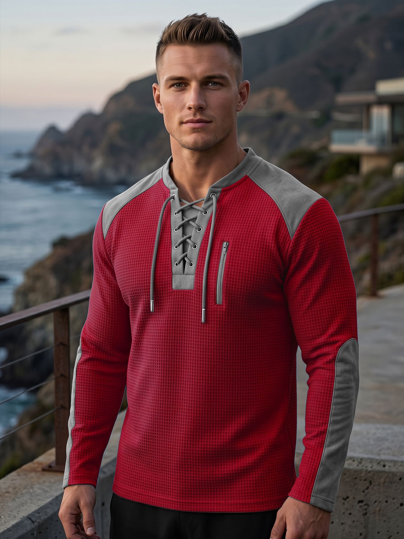 Long-Sleeve Sports Sweatshirt