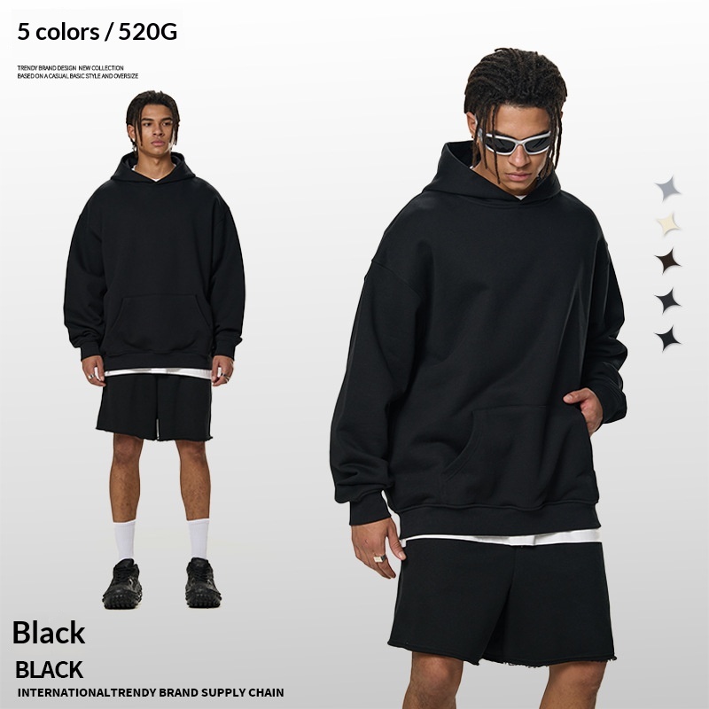Mens Casual Hooded Sweatshirt