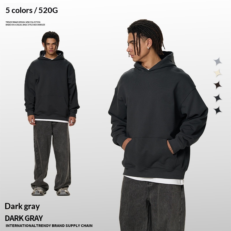 Mens Casual Hooded Sweatshirt