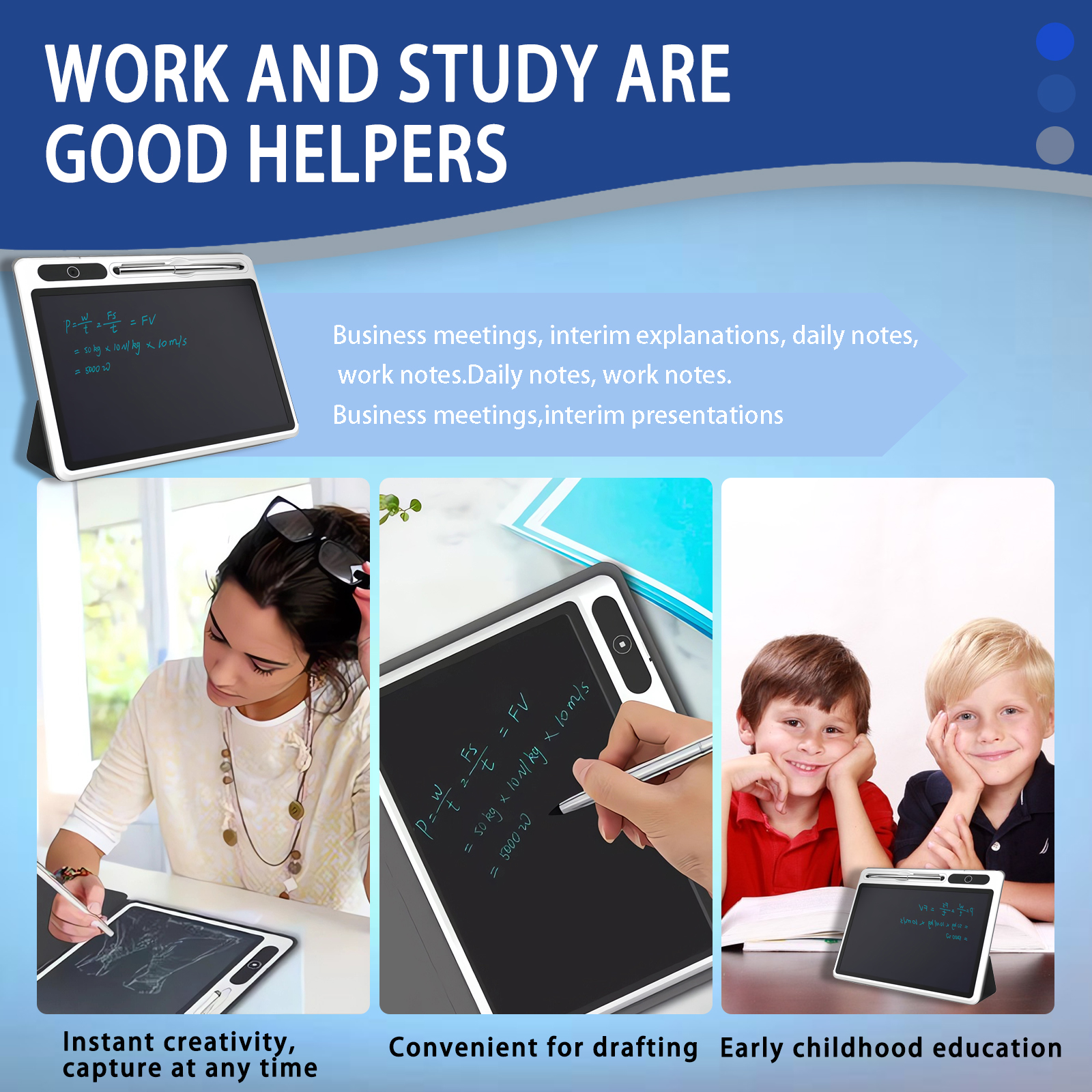 Blue-Light Free LCD Tablet