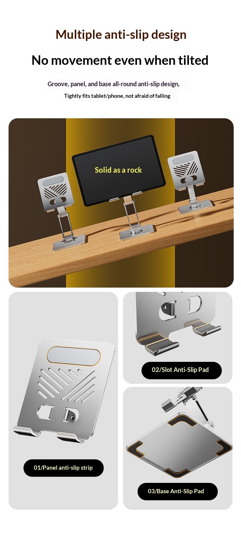 Adjustable Phone and Tablet Stand