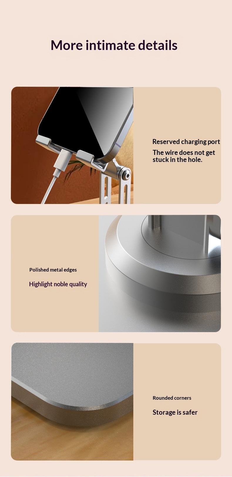 Aluminum Tablet and Phone Stand