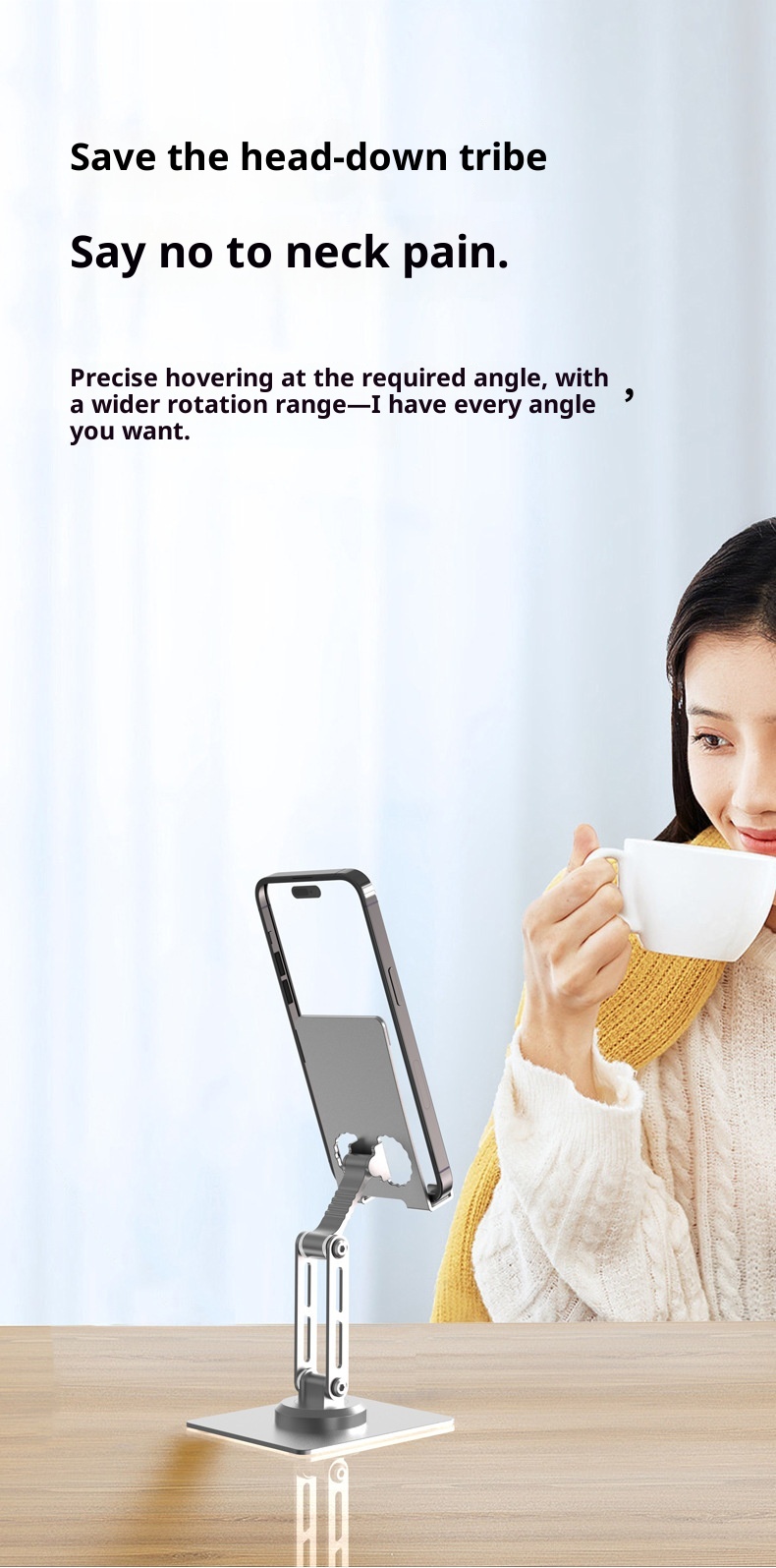 Aluminum Tablet and Phone Stand