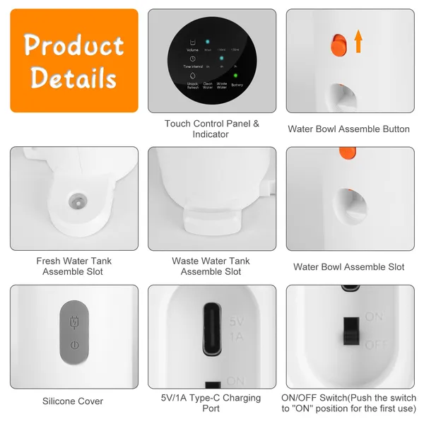 Smart Pet Water Fountain Automatic