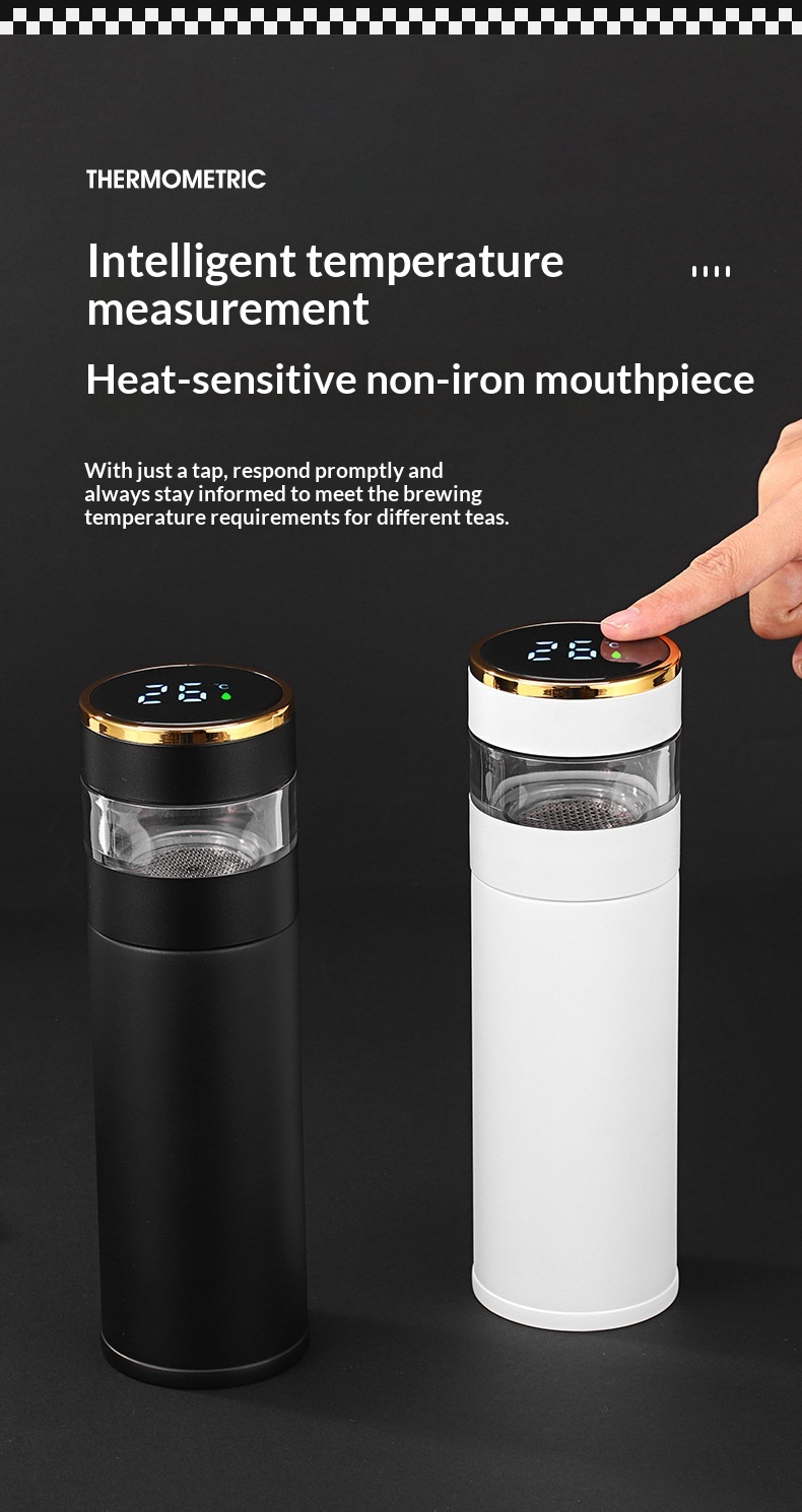 Smart Temperature-Display Insulated Mug