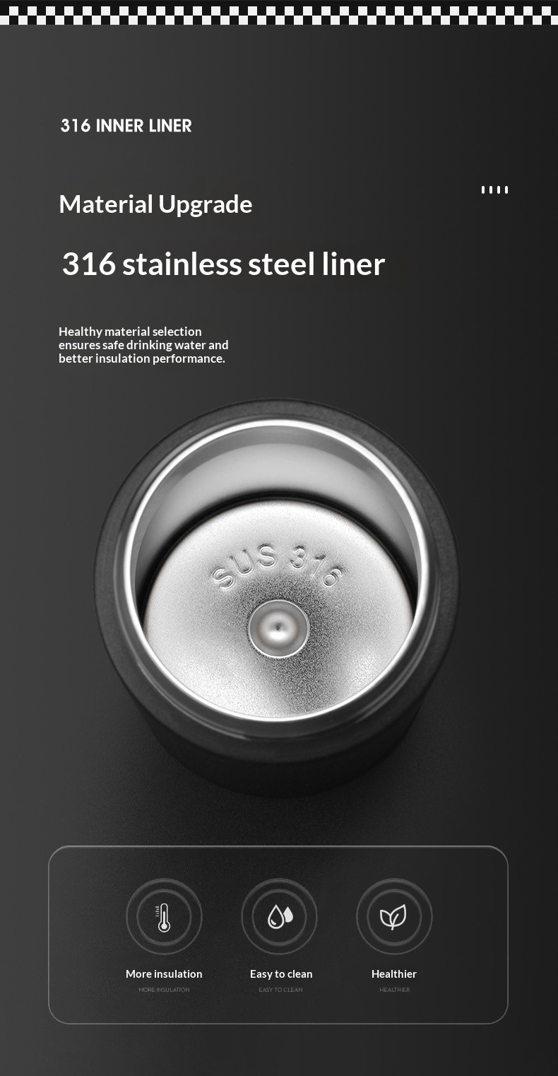 Smart Temperature-Display Insulated Mug