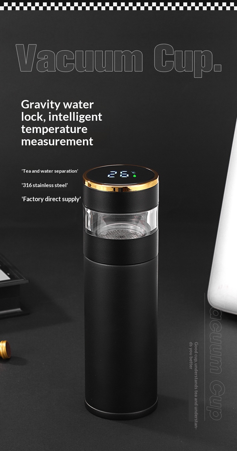 Smart Temperature-Display Insulated Mug