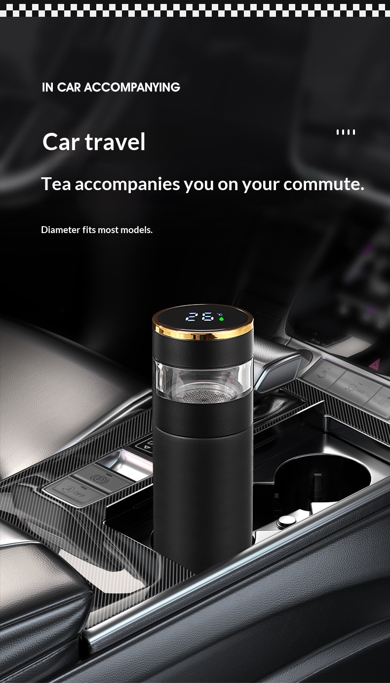 Smart Temperature-Display Insulated Mug